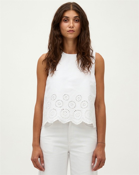 Rihne Scallop Top